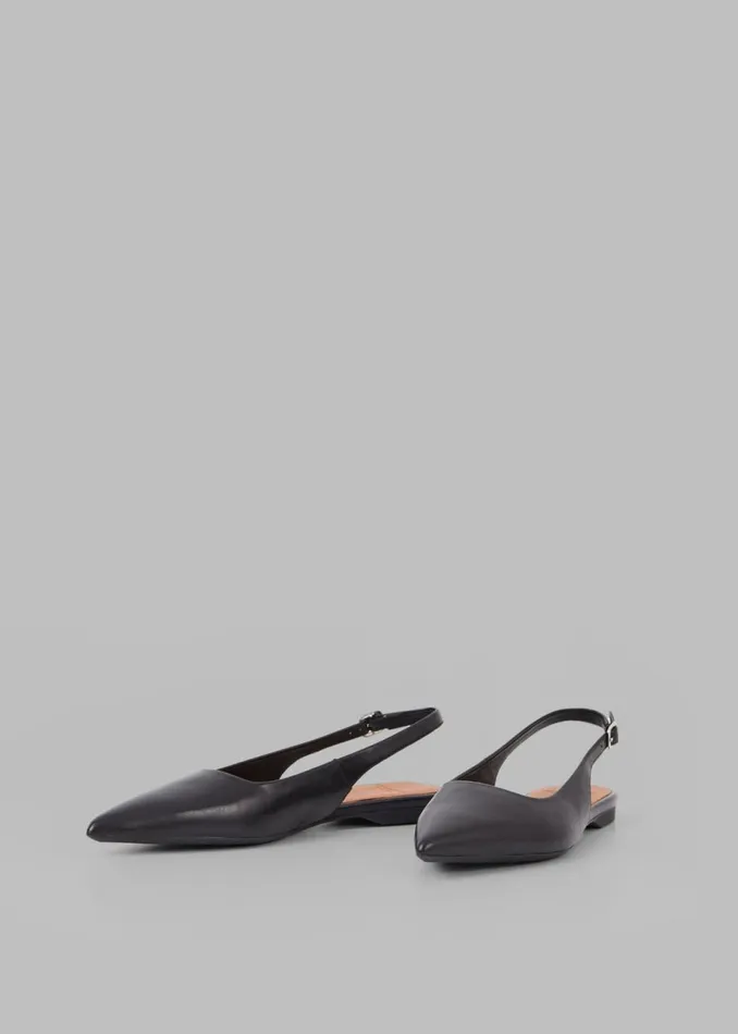 Women The Frankie Shop Shoes Vagabond Hermine Slingbacks Black