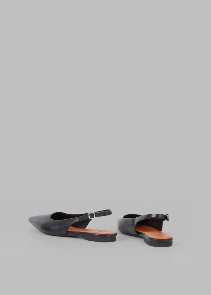 Women The Frankie Shop Shoes Vagabond Hermine Slingbacks Black