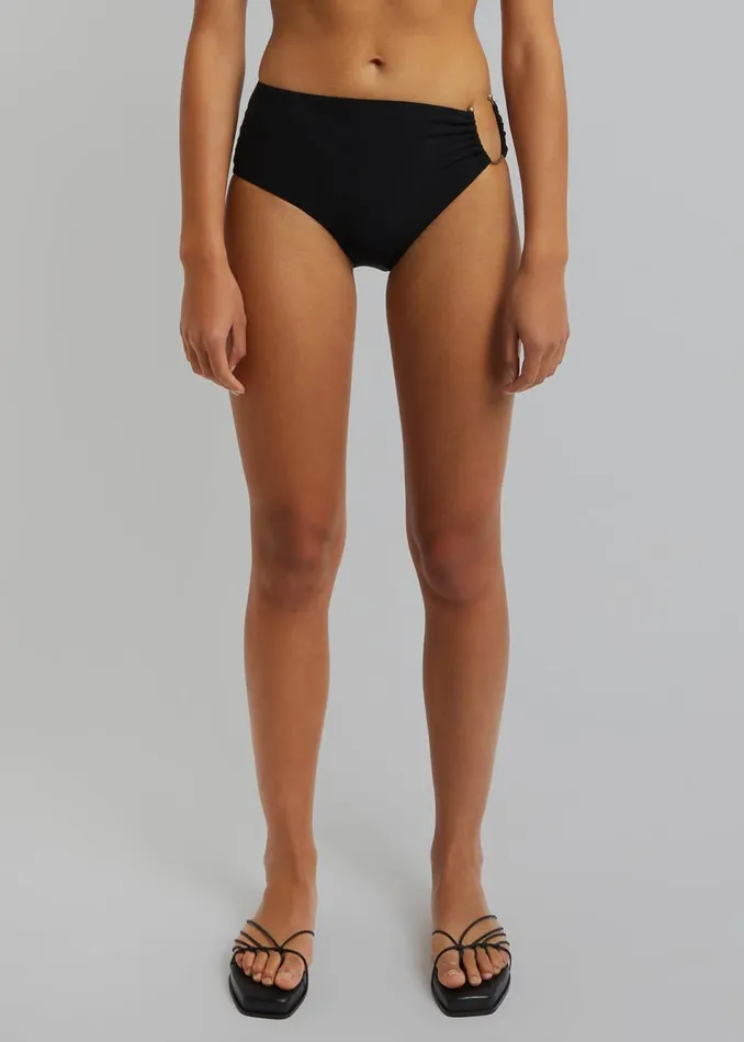 Women The Frankie Shop Swimwear Christopher Esber U Prong Brief Black