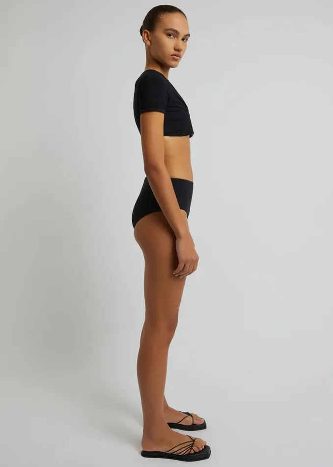 Women The Frankie Shop Swimwear Christopher Esber U Prong Brief Black