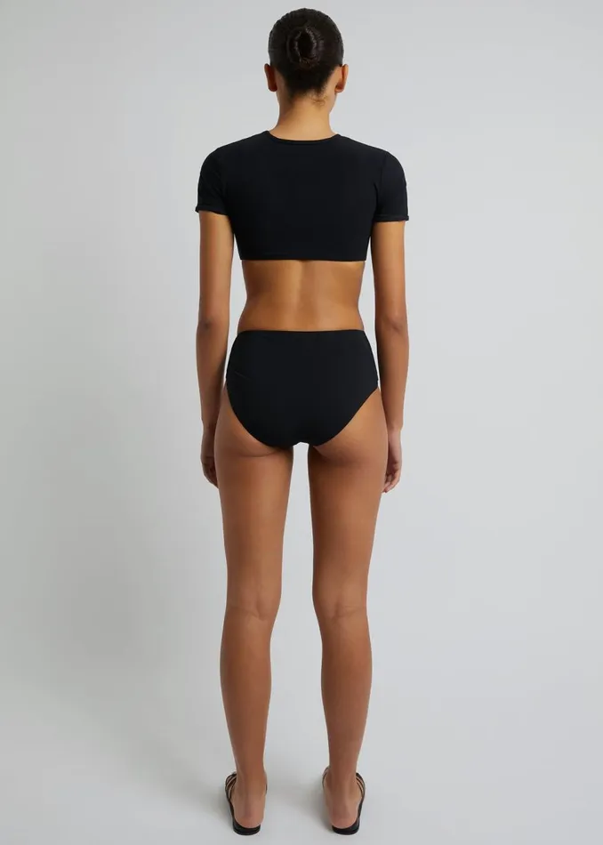 Women The Frankie Shop Swimwear Christopher Esber U Prong Brief Black