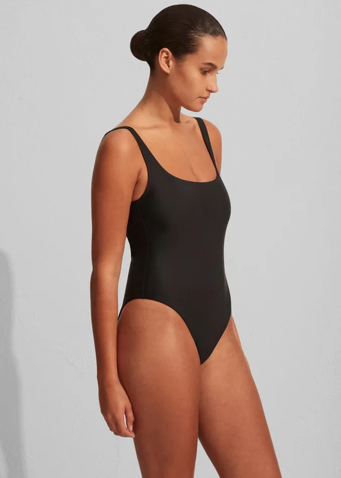 Women The Frankie Shop Swimwear Matteau Nineties Maillot Swimsuit Black