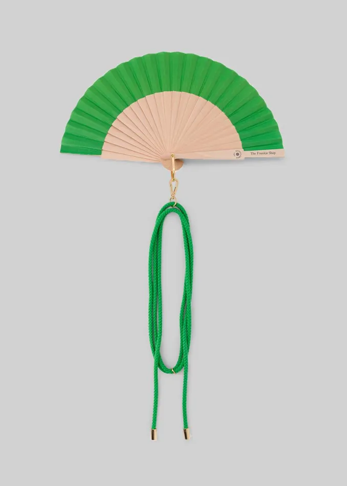 Women The Frankie Shop Swimwear TFS X Duvelleroy Take Away Fan Kelly Green
