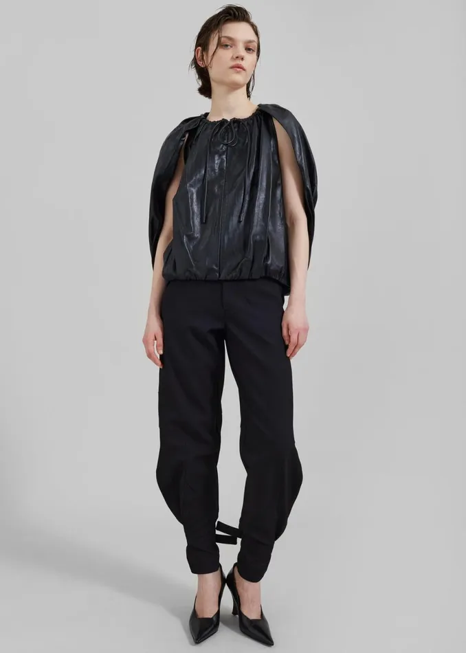 Women The Frankie Shop Tops 31 Phillip Lim Cocoon Zip Top Black