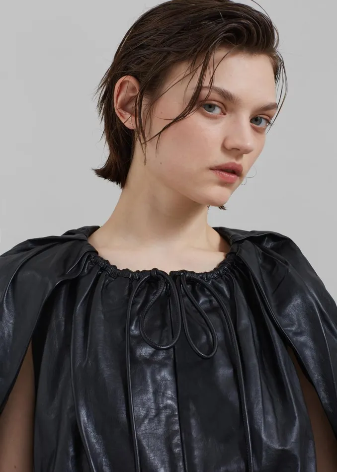Women The Frankie Shop Tops 31 Phillip Lim Cocoon Zip Top Black