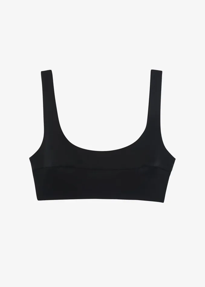 Women The Frankie Shop Tops Ada Satin Bra Top Black