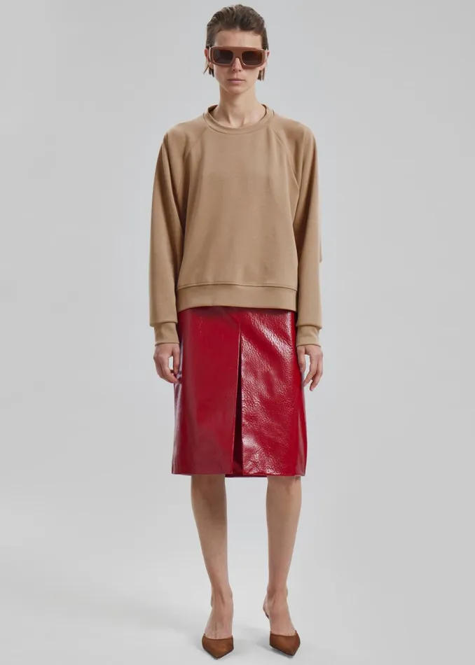 Women The Frankie Shop Tops Ali Sweatshirt Beige