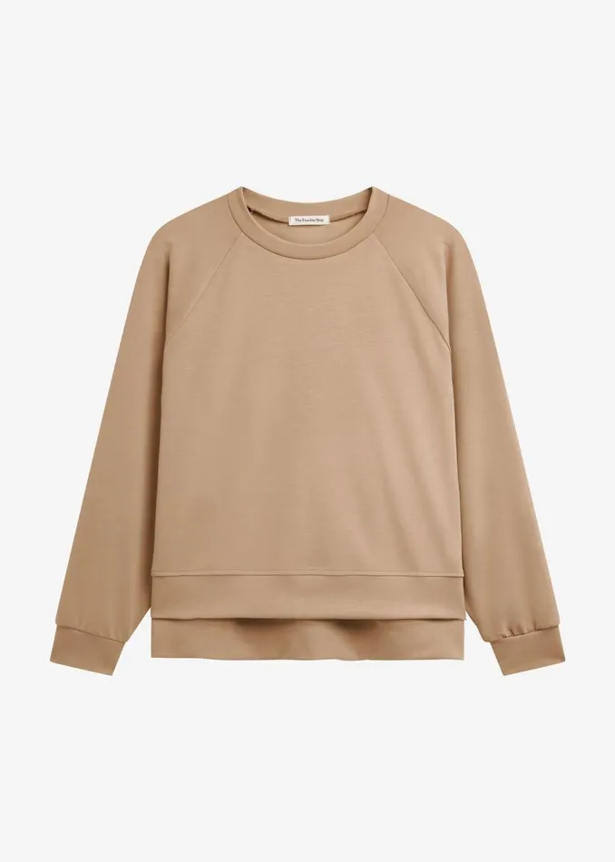 Women The Frankie Shop Tops Ali Sweatshirt Beige