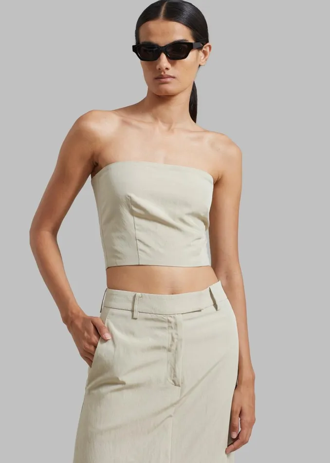 Women The Frankie Shop Tops Anastasia Tube Top Sage