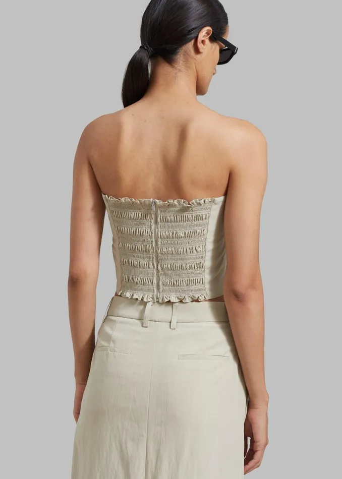Women The Frankie Shop Tops Anastasia Tube Top Sage