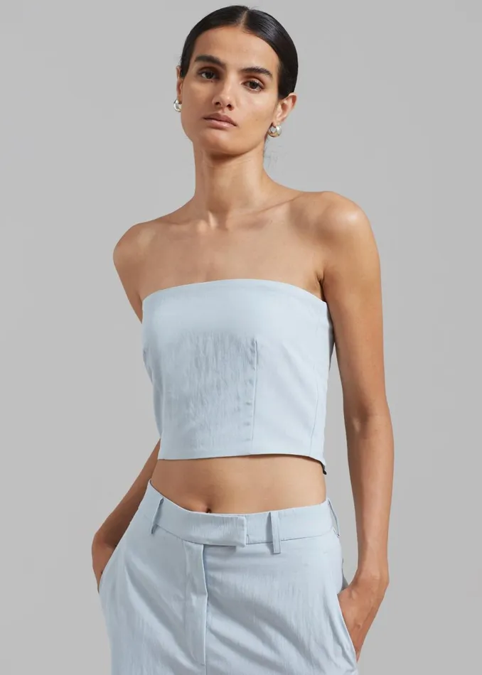 Women The Frankie Shop Tops Anastasia Tube Top Sky
