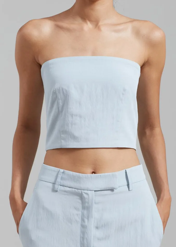 Women The Frankie Shop Tops Anastasia Tube Top Sky