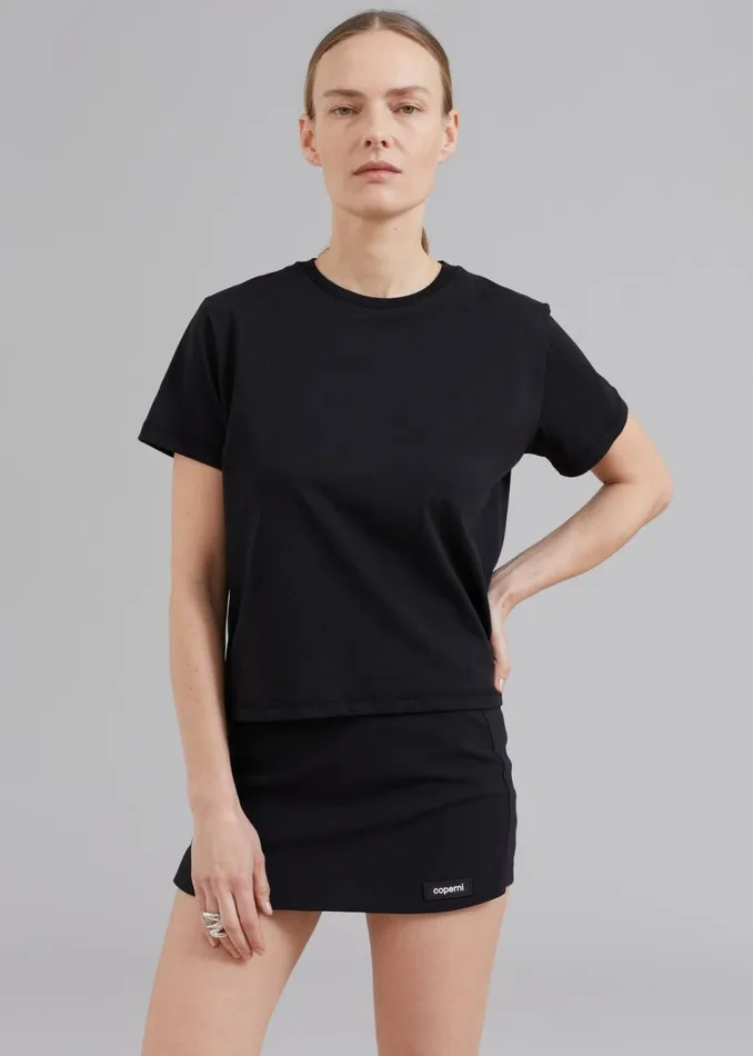 Women The Frankie Shop Tops Athens Tee Black