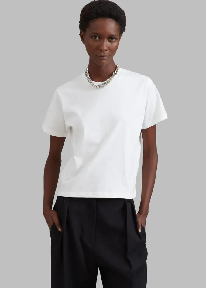Women The Frankie Shop Tops Athens Tee White