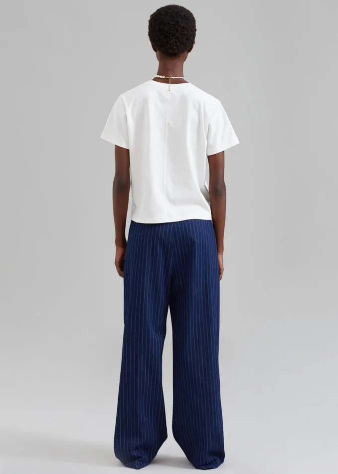 Women The Frankie Shop Tops Athens Tee White