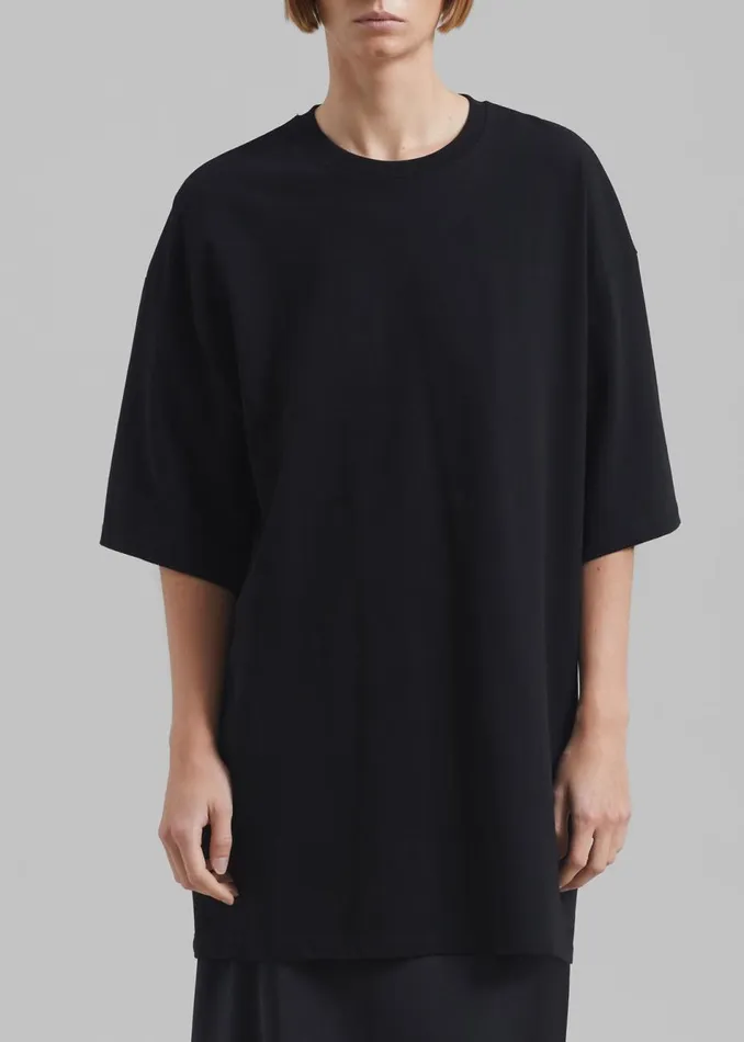 Women The Frankie Shop Tops Avak Oversized Tee Black
