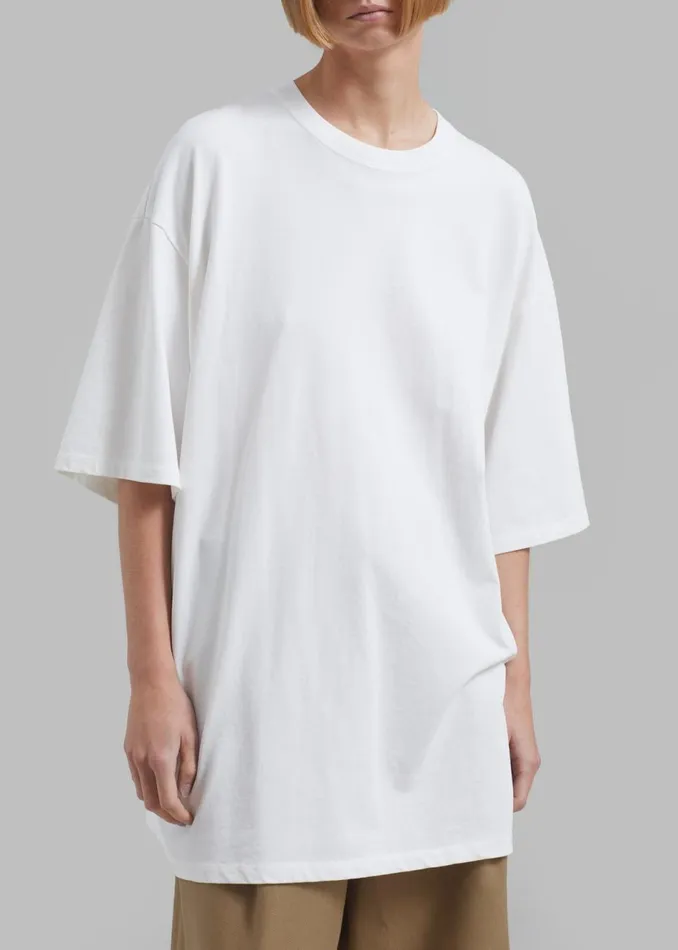 Women The Frankie Shop Tops Avak Oversized Tee White