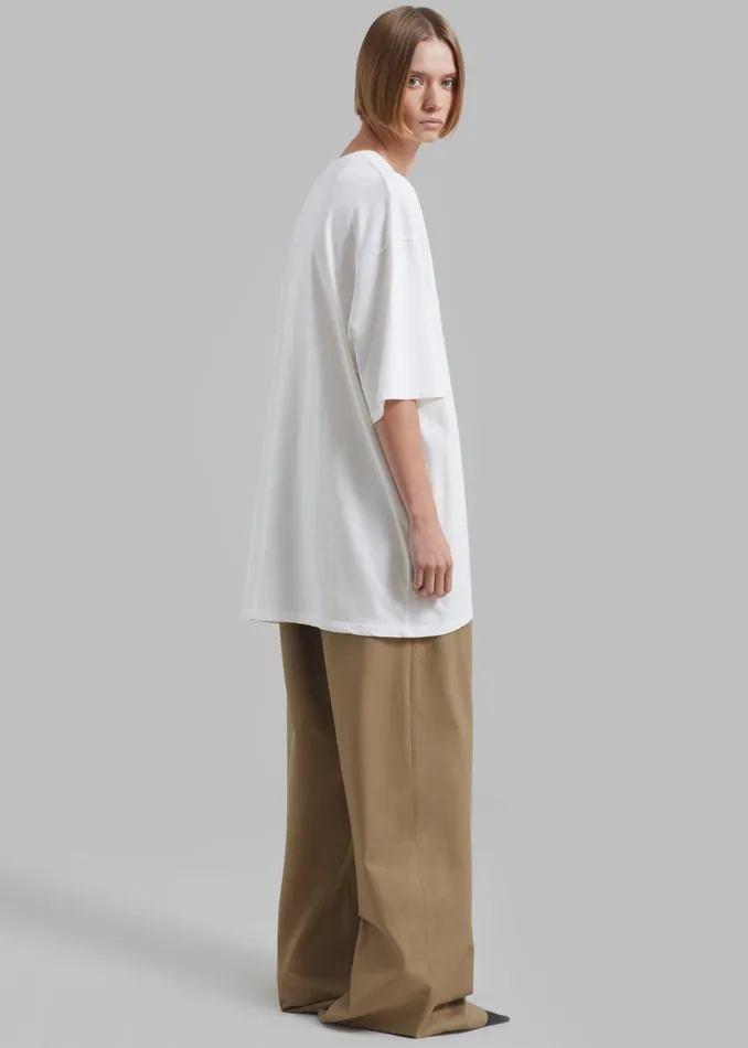 Women The Frankie Shop Tops Avak Oversized Tee White