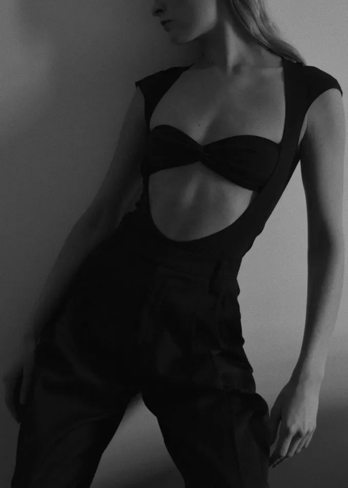 Women The Frankie Shop Tops Beaufille Baes Bodysuit Black