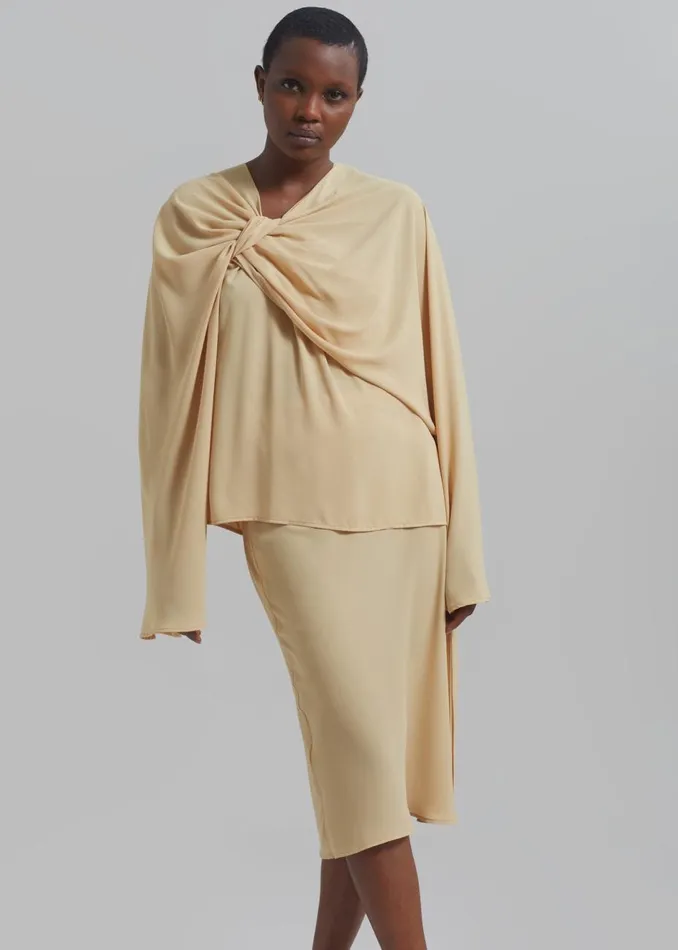 Women The Frankie Shop Tops Beaufille Leni Blouse Butter