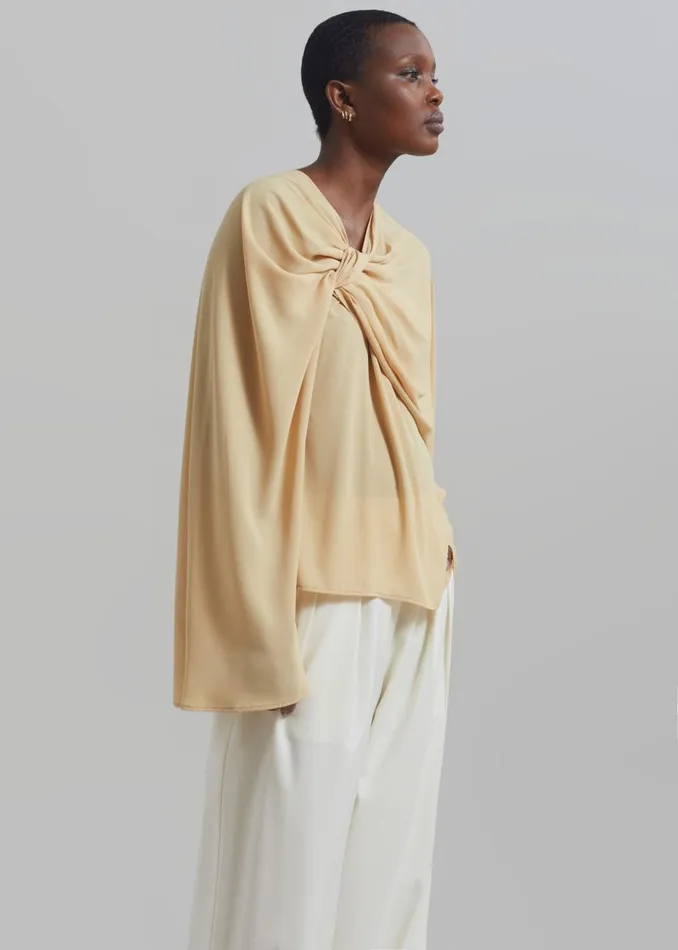Women The Frankie Shop Tops Beaufille Leni Blouse Butter