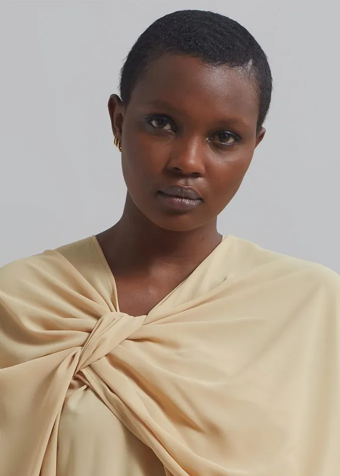Women The Frankie Shop Tops Beaufille Leni Blouse Butter