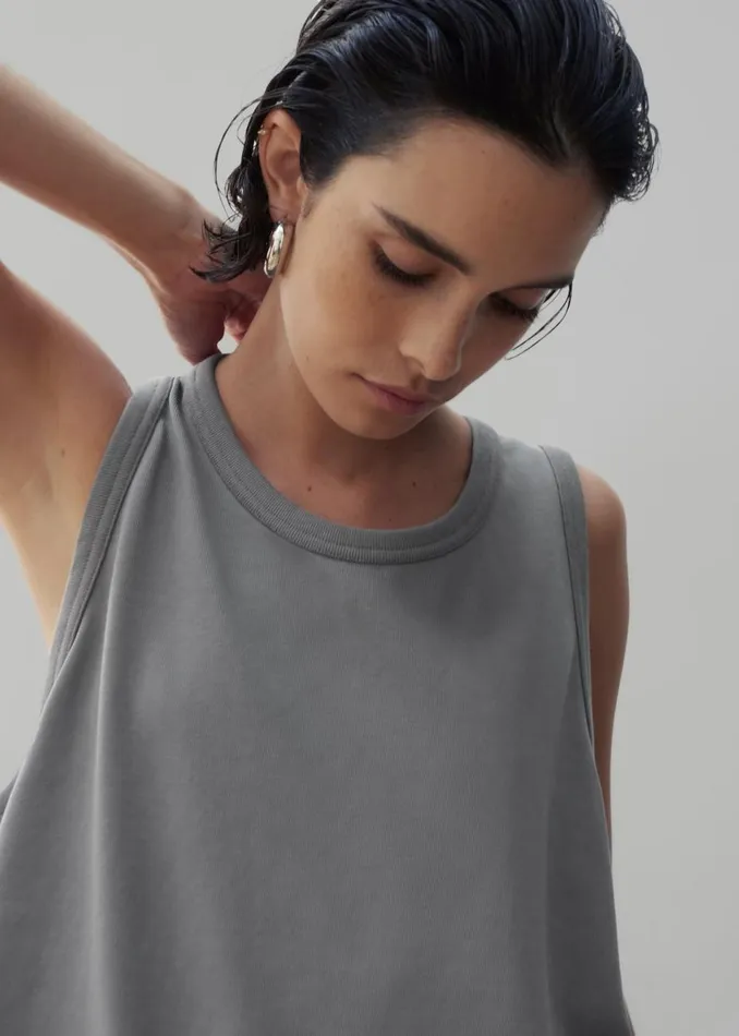 Women The Frankie Shop Tops Briston Boxy Tank Grey