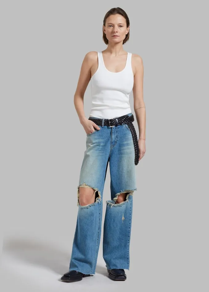 Women The Frankie Shop Tops By Malene Birger Anisa Tank Top Soft White