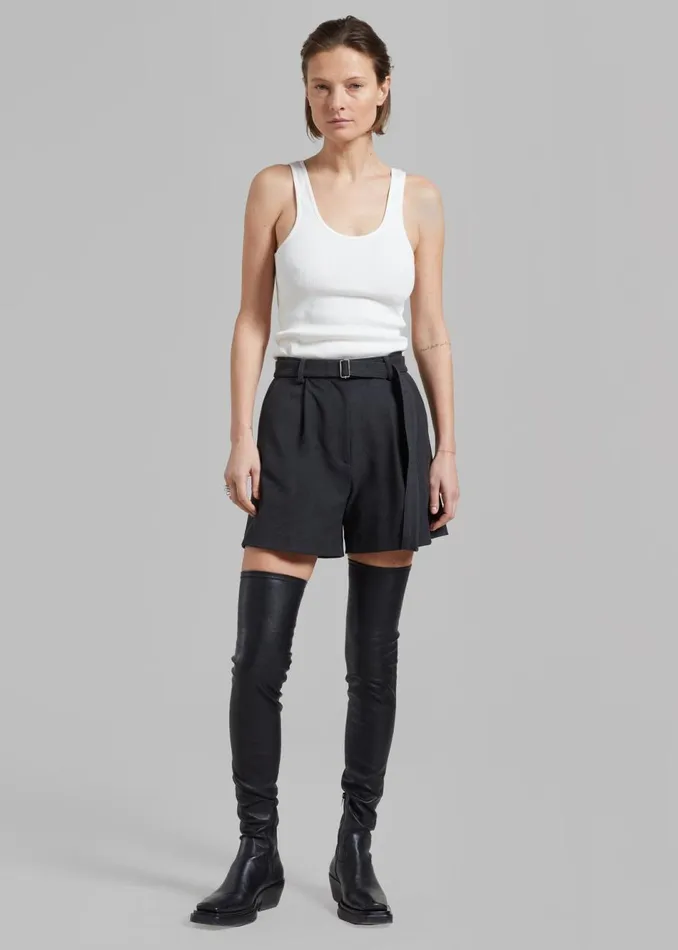 Women The Frankie Shop Tops By Malene Birger Anisa Tank Top Soft White