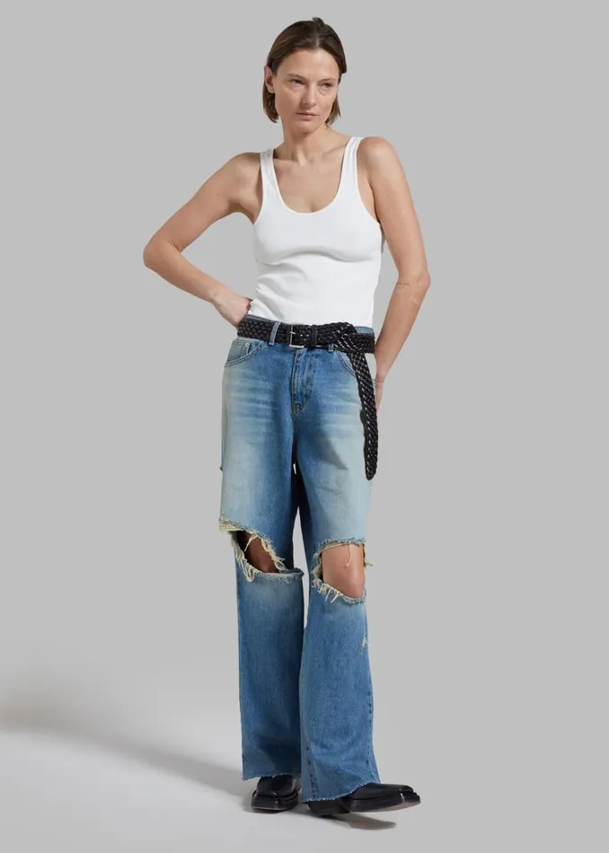 Women The Frankie Shop Tops By Malene Birger Anisa Tank Top Soft White