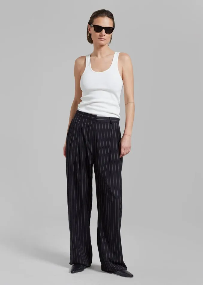 Women The Frankie Shop Tops By Malene Birger Anisa Tank Top Soft White