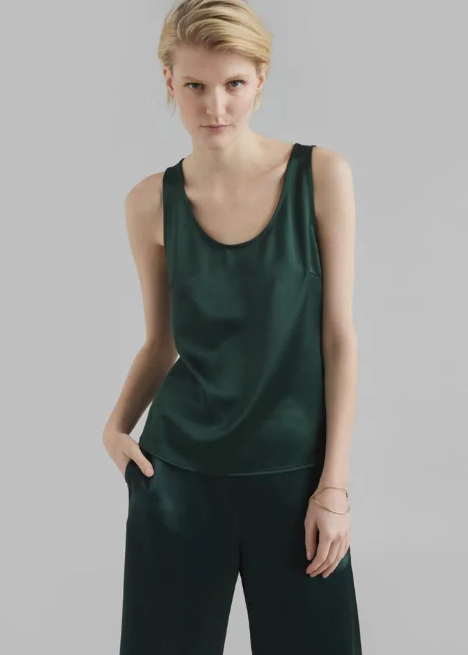 Women The Frankie Shop Tops By Malene Birger Jacie Tank Top Sycamore