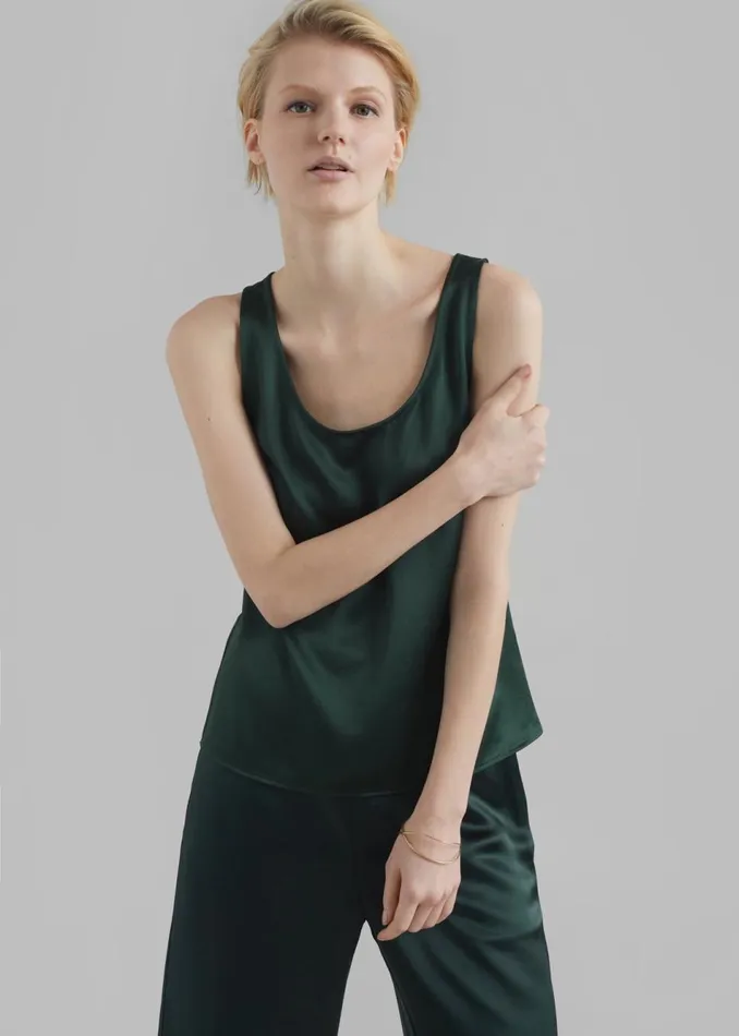Women The Frankie Shop Tops By Malene Birger Jacie Tank Top Sycamore