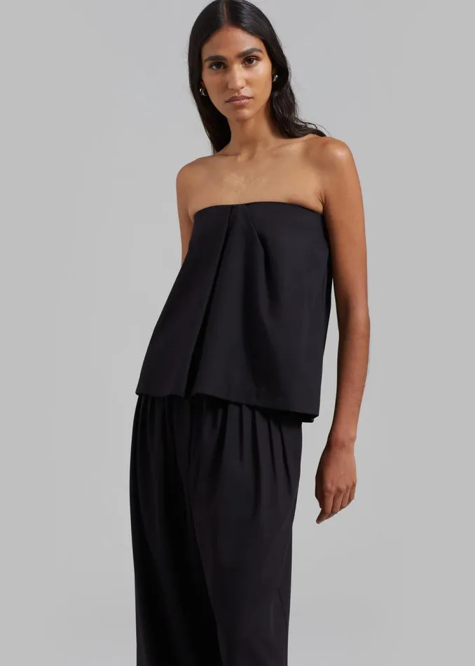 Women The Frankie Shop Tops Catalina Tube Top Black