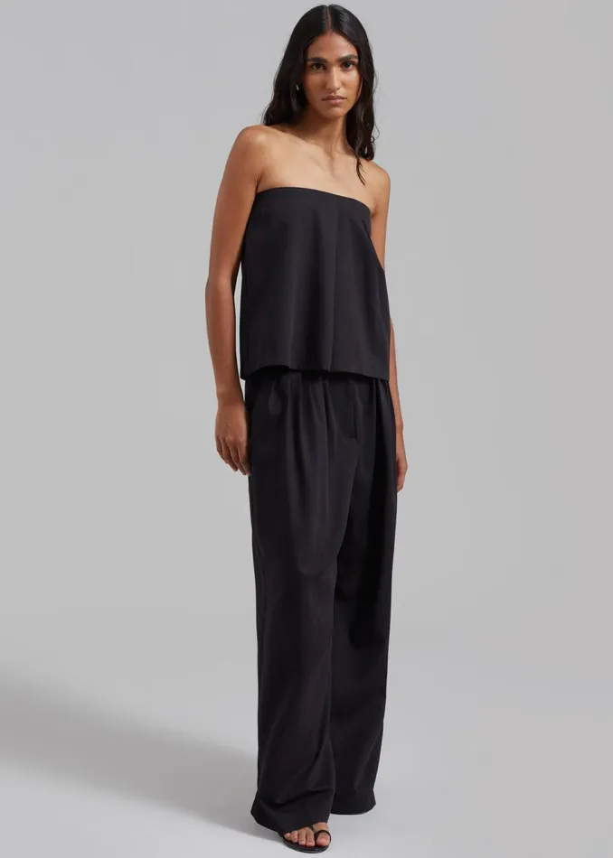 Women The Frankie Shop Tops Catalina Tube Top Black