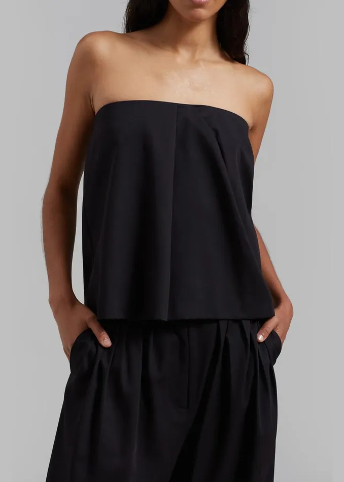 Women The Frankie Shop Tops Catalina Tube Top Black