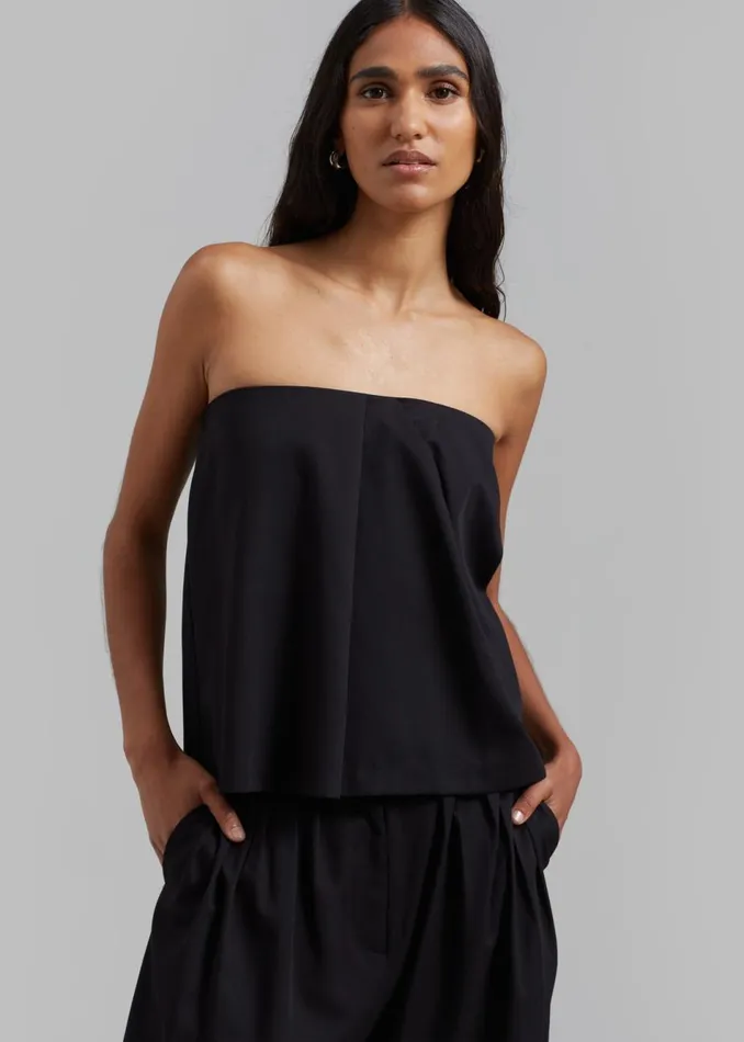 Women The Frankie Shop Tops Catalina Tube Top Black