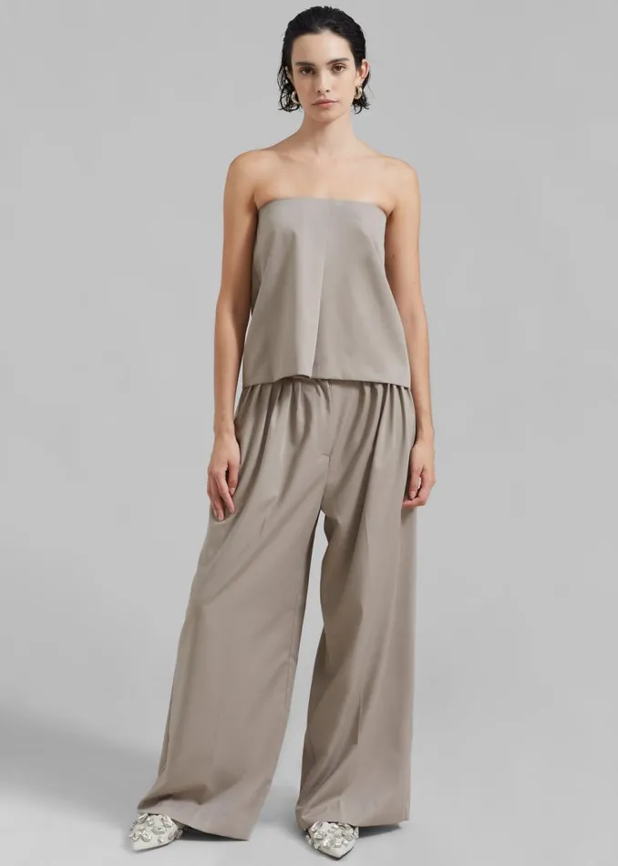 Women The Frankie Shop Tops Catalina Tube Top Grey