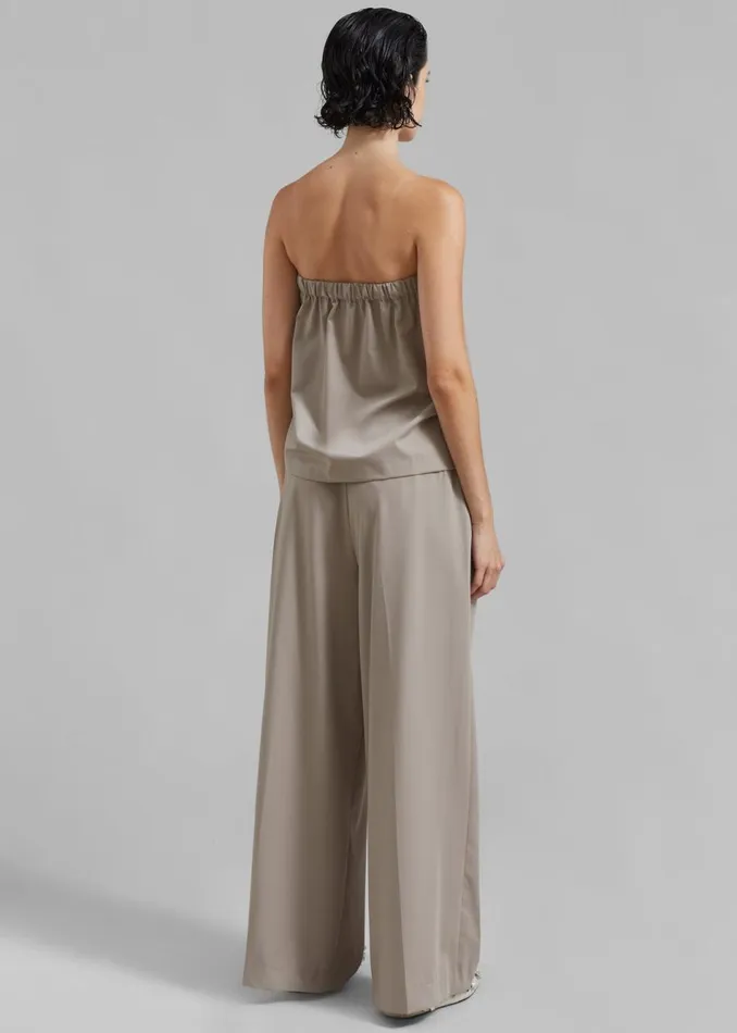 Women The Frankie Shop Tops Catalina Tube Top Grey