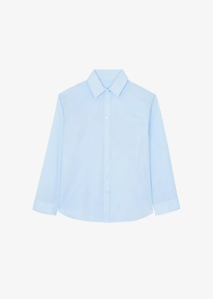 Women The Frankie Shop Tops Cleia Shirt Light Blue