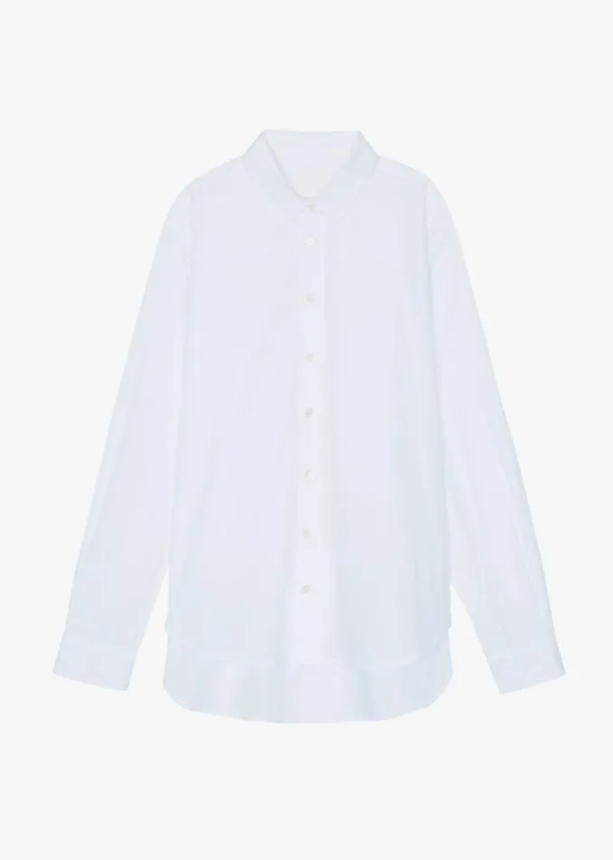 Women The Frankie Shop Tops Dusky Classic Oversized Shirt White