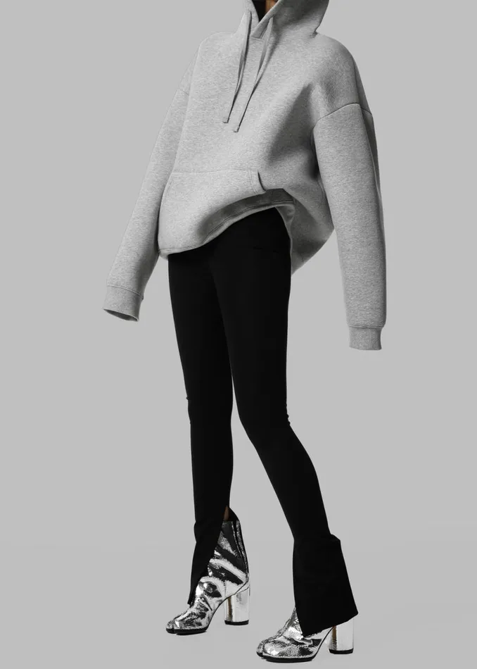Women The Frankie Shop Tops Easton Oversized Hoodie Light Grey
