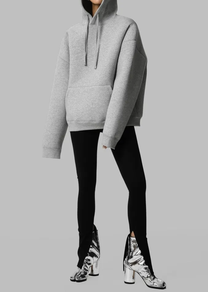 Women The Frankie Shop Tops Easton Oversized Hoodie Light Grey