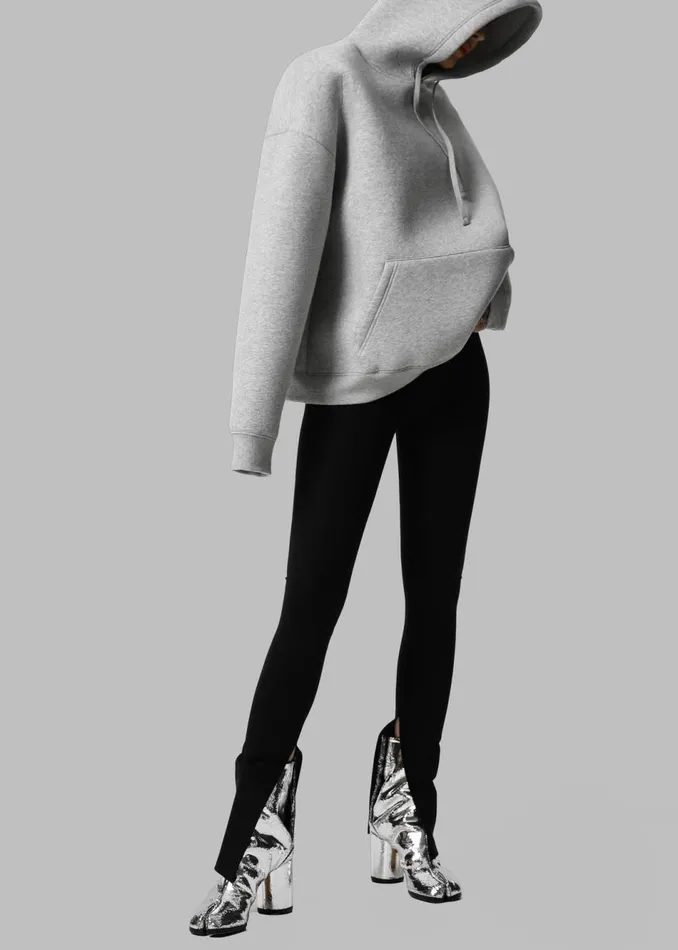 Women The Frankie Shop Tops Easton Oversized Hoodie Light Grey