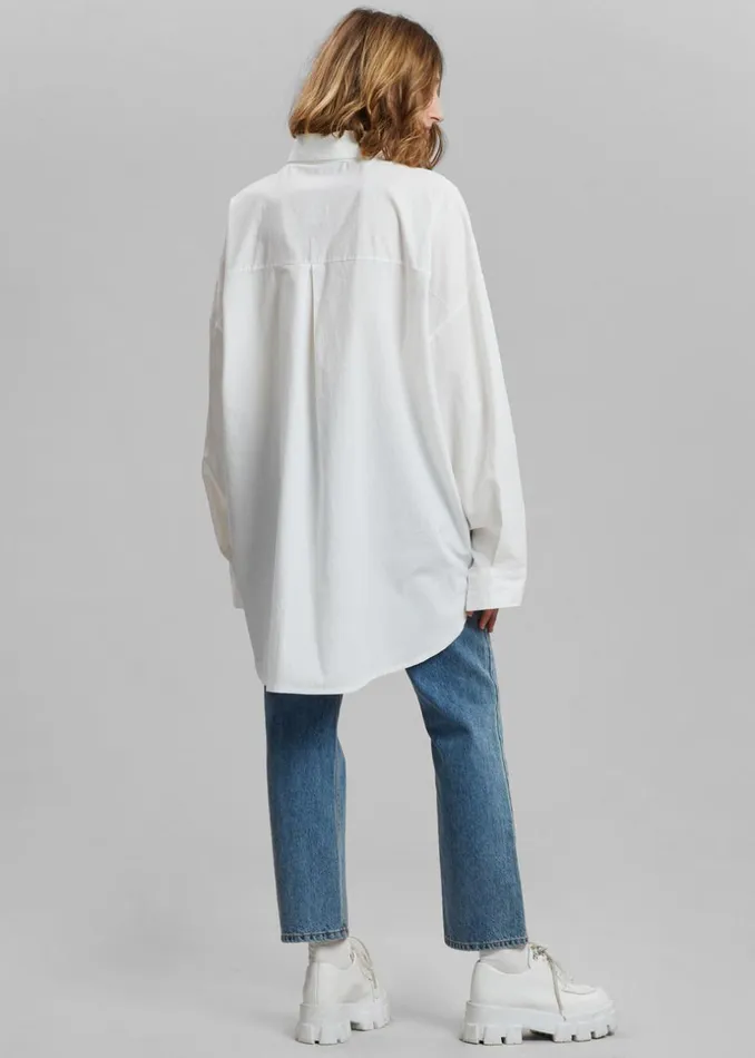 Women The Frankie Shop Tops Elide Shirt Optic White