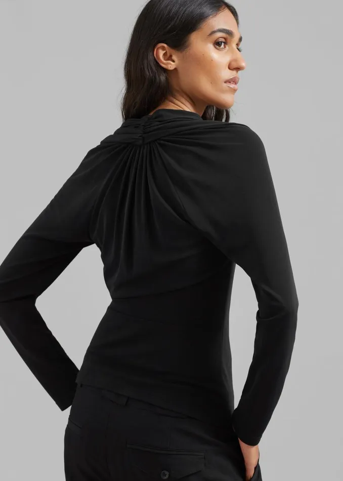 Women The Frankie Shop Tops Esse Studios Odessa V Top Black