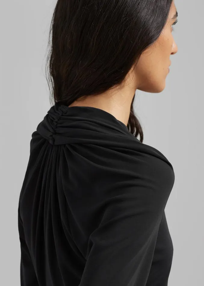 Women The Frankie Shop Tops Esse Studios Odessa V Top Black