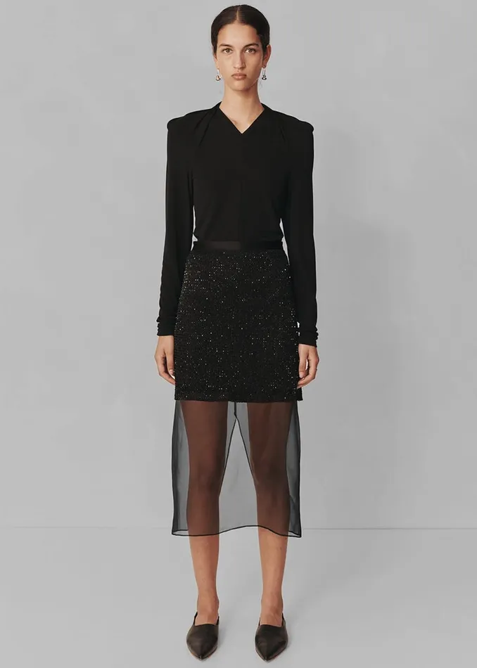 Women The Frankie Shop Tops Esse Studios Odessa V Top Black