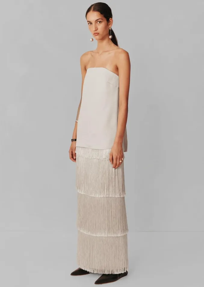 Women The Frankie Shop Tops Esse Studios Oude Column Top Oyster