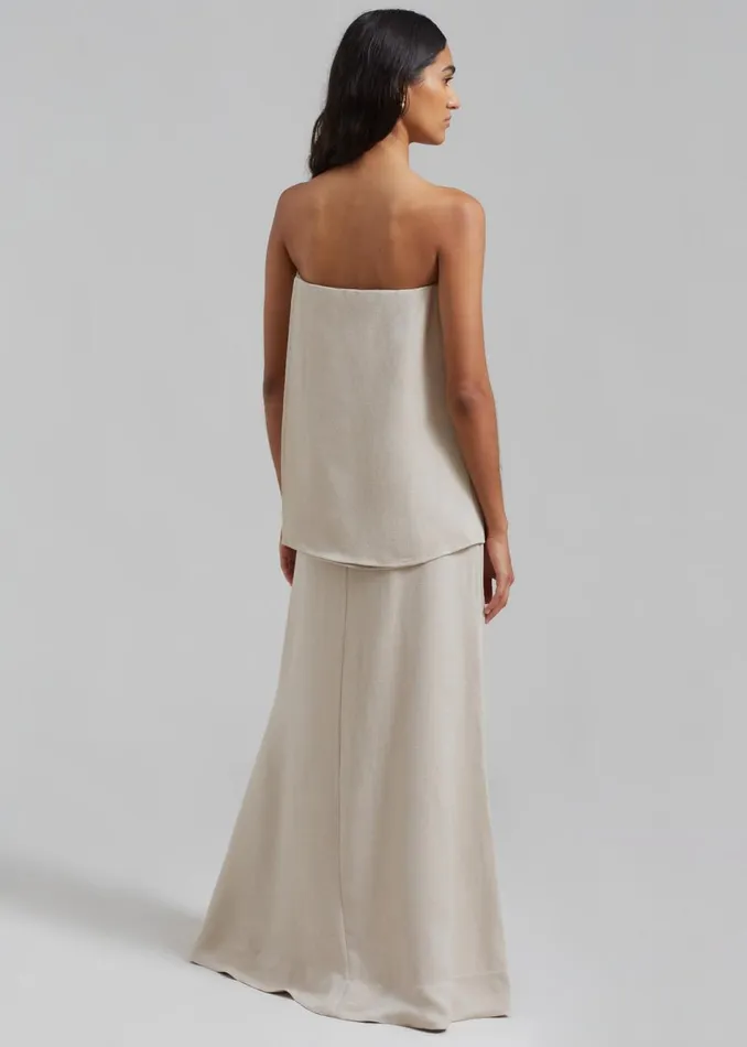 Women The Frankie Shop Tops Esse Studios Oude Column Top Oyster